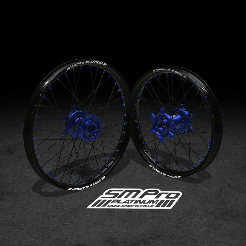 SM PRO SUR RON WHEEL SET 19/19" STANDARD BLUE/BLUE/BLACK COMBO
