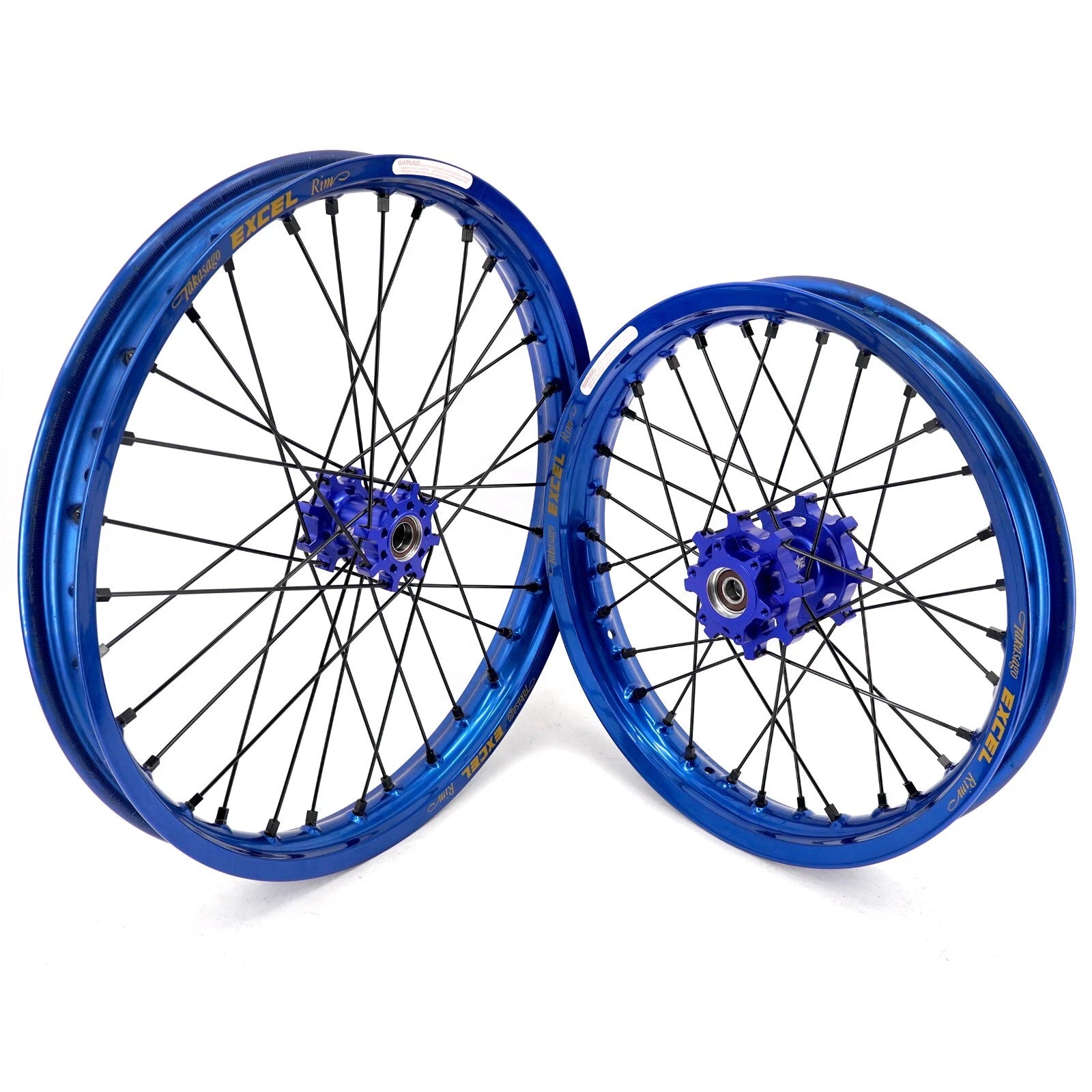 EXCEL RIMS TALARIA WHEEL SET 19/16 BLUE/BLUE