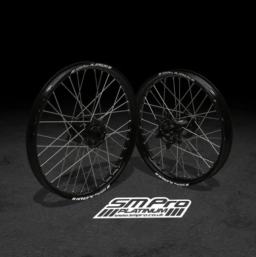 SM PRO SUR RON WHEEL SET 19/19" STANDARD BLACK/STEEL/STEEL COMBO